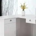 Small Curved Front Desk For Salon & Office Space thumbnail 6