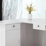 Small Curved Front Desk For Salon & Office Space thumbnail 6