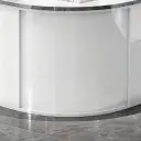 Modern Split Curve Office Front Desk - Maoters thumbnail 6