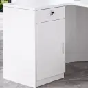 Small Curved Front Desk For Salon & Office Space thumbnail 7