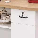 L-Shaped Dual Rounded Reception Desk - Maoters thumbnail 8