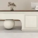 Curved Reception Desk with Sphere Base - Maoters thumbnail 7
