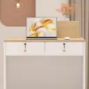 Offset Curved Wood LED Reception Desk - Maoters thumbnail 7