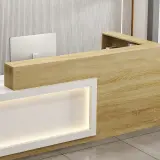 L-shaped High-end Reception Desk thumbnail 7