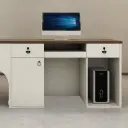 Curved Reception Desk with Sphere Base - Maoters thumbnail 9