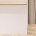 Offset Curved Wood LED Reception Desk - Maoters thumbnail 8