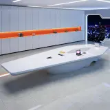 Modern High Gloss Boardroom Table - Maoters thumbnail 1