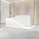 L-shaped Corner Cashier Reception Desk In The Shop thumbnail 4