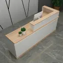 Modern Reception Desk For Retail Store Checkout & Cashier Station thumbnail 2
