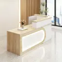 Commercial Curved Front Desk – Reception & Cashier Counter thumbnail 2