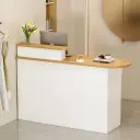 Rounded End Split Top Shop Reception Desk - Maoters thumbnail 1