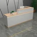Modern Reception Desk For Retail Store Checkout & Cashier Station thumbnail 1