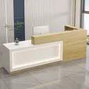 L-shaped High-end Reception Desk thumbnail 1