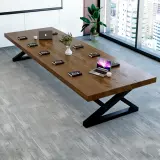 Office Large Solid Conference Table - Maoters thumbnail 1