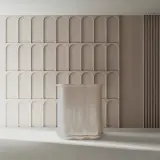 Sculptural Wavy Office Reception Desk - Maoters thumbnail 1