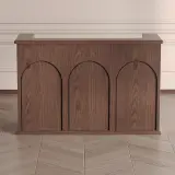 Vintage-Style Arched Decorative Reception Desk - Maoters thumbnail 2