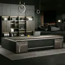 Dual-Drawer Executive Desk thumbnail 1