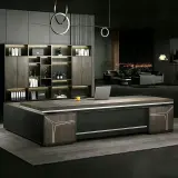 Dual-Drawer Executive Desk thumbnail 1