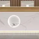 Marble Business-style Reception Desk thumbnail 11