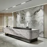 Elegant Contour Business Reception Desk - Maoters thumbnail 2