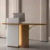Minimal Curved Edge Commercial Reception Desk - Maoters thumbnail 2