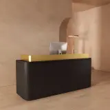 Light Luxury Modern Small Reception Desk thumbnail 4