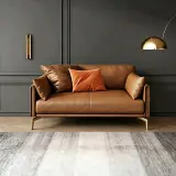 Genuine Leather Italian Style Luxury Sofa - Maoters thumbnail 1
