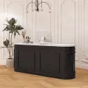 Retro Rounded-Edge Reception Desk - Maoters thumbnail 3