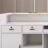 Elegant Linear Office Reception Desk - Maoters thumbnail 10
