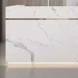 Elegant Linear Office Reception Desk - Maoters thumbnail 9