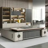 Director L-Shaped Executive Desk - Maoters thumbnail 1