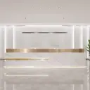 Modern Luxe Business Reception Desk - Maoters thumbnail 1