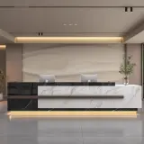 Sleek Upscale Office Reception Desk - Maoters thumbnail 1