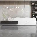 Linear Reception Desk with Side Extension - Maoters thumbnail 1