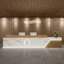 Marble Business-style Reception Desk thumbnail 1