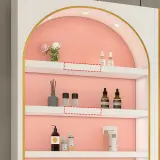 Arched Makeup Display Cabinet with Shelving Unit thumbnail 8