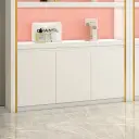 Arched Makeup Display Cabinet with Shelving Unit thumbnail 9