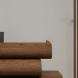 Stacked Timber Reception Desk for Boutiques - Maoters thumbnail 8