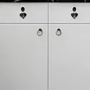 Modern Café Wood Reception Desk - Maoters thumbnail 9