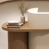 Curved Reception Desk for Clothing Shops - Maoters thumbnail 10