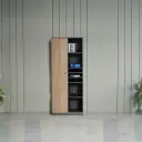 Open Grid File Cabinet for Office Display - Maoters thumbnail 1