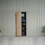 Open Grid File Cabinet for Office Display - Maoters thumbnail 1
