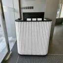 Compact Curved Reception Desk for Salons - Maoters thumbnail 2