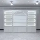 Beauty Clinic Skincare Showcase with Storage Shelves thumbnail 2