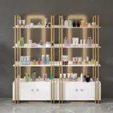 Minimalist Lighted Display Shelf for Beauty Salon thumbnail 2