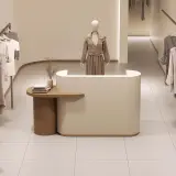 Curved Reception Desk for Clothing Shops - Maoters thumbnail 3