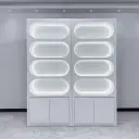 Beauty Clinic Skincare Showcase with Storage Shelves thumbnail 3