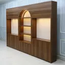 Curved Top Cabinet for Wine Tea & Cigars thumbnail 5