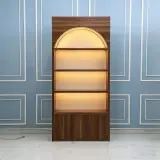 Curved Top Cabinet for Wine Tea & Cigars thumbnail 3