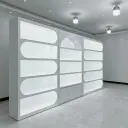 Luxury Salon Display Cabinet For Retail thumbnail 3